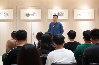 筆墨流芳，藝韻傳情——張子健作品展在圖書(shū)館隆重開(kāi)幕暨文化交流活動(dòng)紀(jì)實(shí)